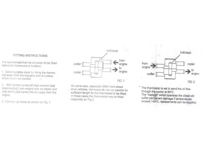 Hose thermostat