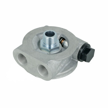 Oil filter adapter / sandwhich plate with thermostat 2x...