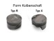 Piston set (4 items) for ACURA B18C1 DOHC VTEC Integra GSR (84,00mm, 12.6:1) | P4-H84-P5