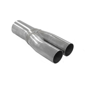 Y-Adapter 76mm to 63,5mm