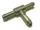 T-Piece - Metal - 6mm rippled