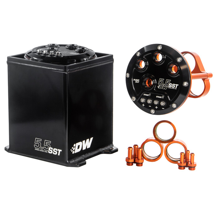 5.5L Staged Surge Tank, Universal. Fits 1, 2, or 3 DW200,...