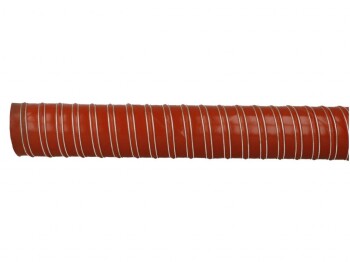 Cold Air Feed Ducting Hose Silicone - 2m length - 76mm, red