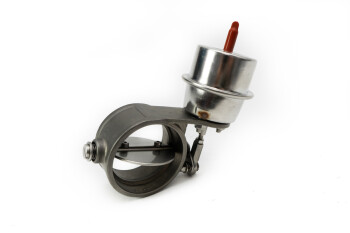 Titanium Exhaust Cutout Valve 76 mm (3"), open with boost raising, full open at 0,4Bar