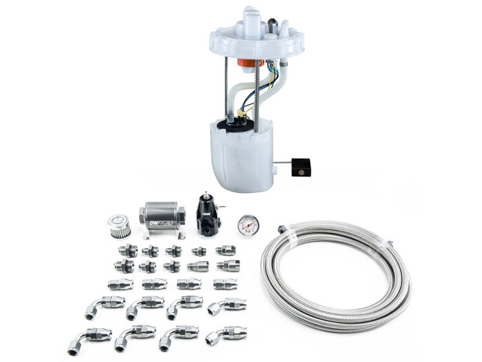 DW400 Pump Module + Return Kit SS PTFE for Honda Civic...