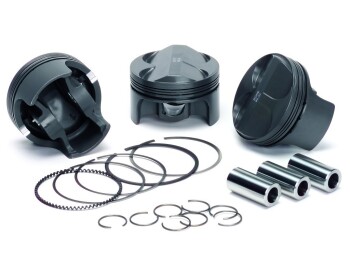 Piston set (4 items) for MINI COOPER R56 1.6L 16v Turbo engine 2007+ (77,50mm, 10.5:1)