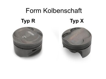 Piston set (4 items) for VW 2.0L 16v ABF (83,00mm, 11.8)