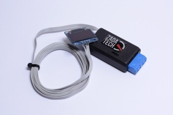 OLED 1.3" digital single fuel pressure gauge (Bar) - incl. sensor | Zada Tech