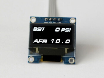 OLED dual display boost (Bar) + lambda AFR // incl....