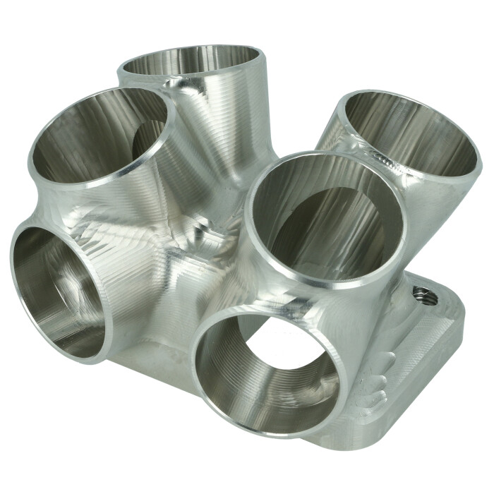 4-Cyl. CNC stainless steel turbo manifold collector T3...