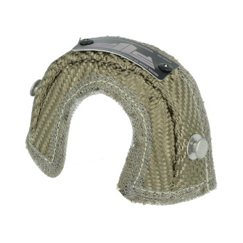 Wastegate heat shield blanket for TiAL MV-S - Lava/Titanium