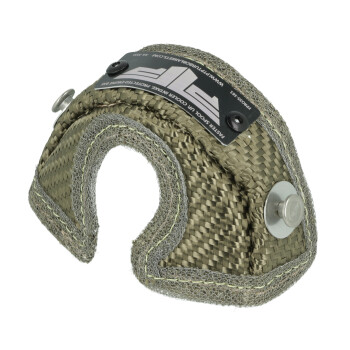 Wastegate heat shield blanket for TiAL F38 - Lava/Titanium
