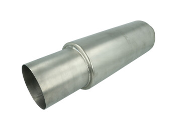 Titanium Exhaust Muffler - Race Series - 63,5 mm (2.5") - 30cm length - Grade 4