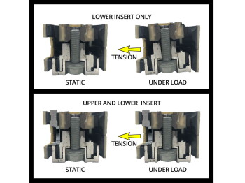 Aluminium torque support + insert for bearing Audi TT 8S (Version 2)