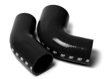 90 Reducer Elbow 2.00-2.50" BLACK | TS-HRE92025-BK