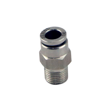 1/8" NPT Str Pushloc Fitting - SS - 1/4" |...