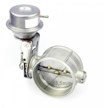 Exhaust Cutout Valve Vacuum controlled - Complete System incl. Vacuum Tank