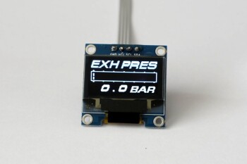 OLED 1.3" digital single gauge incl. sensor