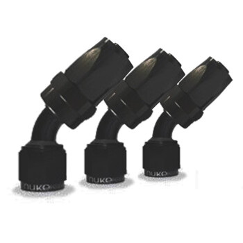 Hose Fitting / 45° / Black