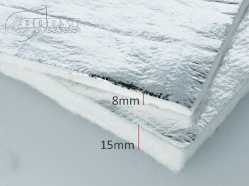 Heat Protection - Fiberglass Mat with Aluminum Coating