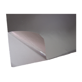 Self-adhesive heat protection mat - silver