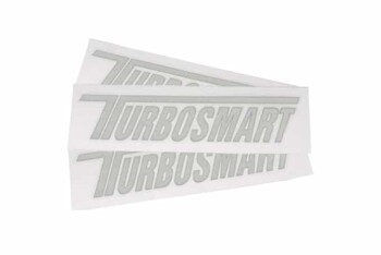 TS Car Decal - White 350mm x 80mm | TS-9007-1022