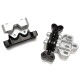 Motorsport Engine/Transmission Mount Pair, VW Golf 5 R32 3.2, Billet Aluminum | 034Motorsport