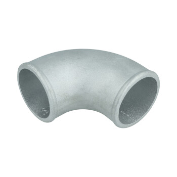 90° cast aluminum elbow 63,5mm (2.5") - small...