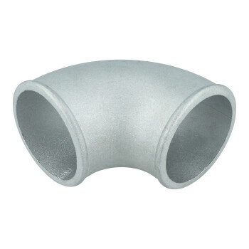 90° cast aluminum elbow 76mm (3") - small radius...