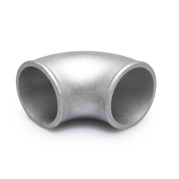 90° Cast Aluminum Elbow 76mm (3") - Small Radius