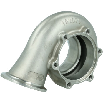 Precision Turbo turbine housing for 62 mm turbine wheel / 0.64 A/R / V-Band ext. WG / V-Band - Stainless