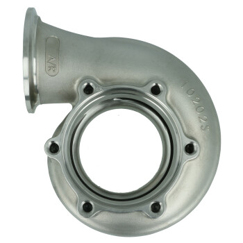 Precision Turbo turbine housing for 62 mm turbine wheel / 0.64 A/R / V-Band ext. WG / V-Band - Stainless
