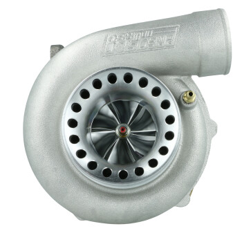 Precision Turbo PT 6266 GEN1 Turbocharger / journal bearing / T4 0.81 A/R / ext. WG. / V-Band outlet / S-cover Highflow / up to 735 HP