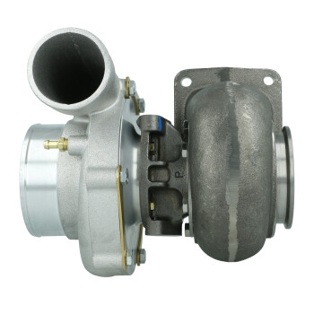 Precision Turbo PT 6266 GEN1 Turbocharger / journal bearing / T4 0.81 A/R / ext. WG. / V-Band outlet / S-cover Highflow / up to 735 HP