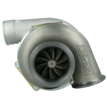 Precision Turbo PT 6062 GEN2 Turbocharger / ball bearing / V-Band 0.64 A/R / ext. WG / V-Band outlet / S-cover Highflow / up to 750 HP