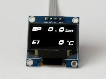 OLED 1.3" digital dual gauge incl. sensor