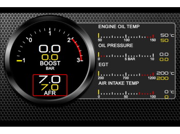 Universal controller with sensors for display with double...