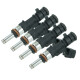 Matched set of 4 Bosch Fuel Injectors - 380ccm - EV14 52mm - with nozzle