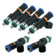 Matched set of 6 Bosch Fuel Injectors - 525ccm - EV14 52mm - Standard