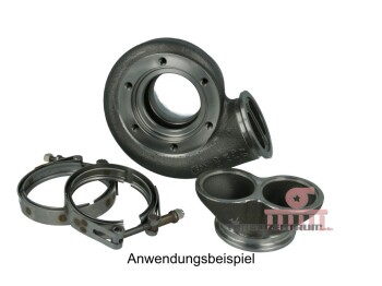 Manifold V-Band TwinScroll Inlet Flange for Garrett Housings - cast iron
