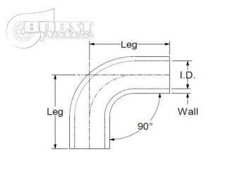 Silicone Elbow 90°, 22mm, Blue