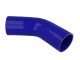 Silicone Elbow 45°, 25mm, Blue