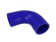 Silicone Elbow 90°, 65mm, Blue