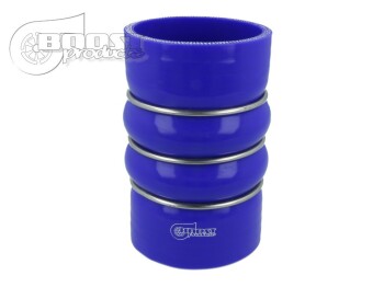 Silicone Coupler - Double Hump, 60mm, Blue