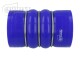 Silicone Coupler - Double Hump, 60mm, Blue