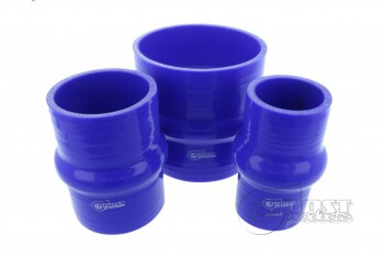Silicone Coupler - Single Hump, 60mm, Blue