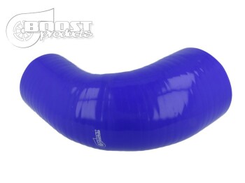 Silicone Reducer Elbow 90°, 76 - 60mm, Blue