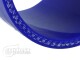 Silicone Reducer Straight, 70 - 57mm, Blue