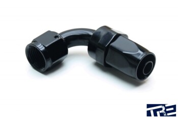 8AN 90 Degree Black Swivel Fittings