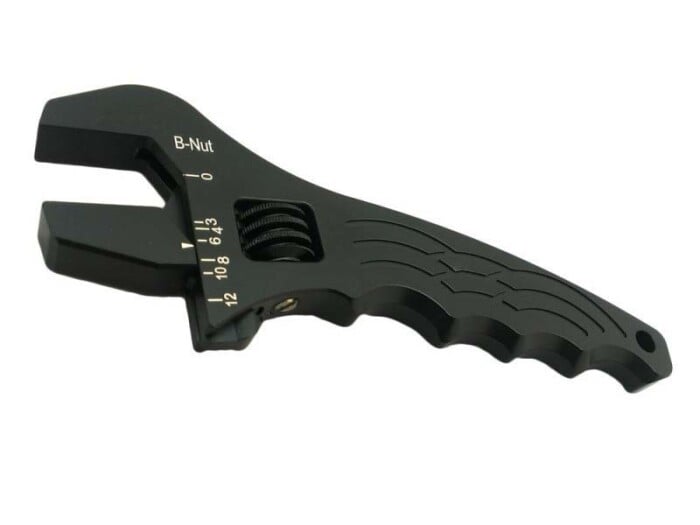 Adjustable spanner for hydraulic Dash fittings